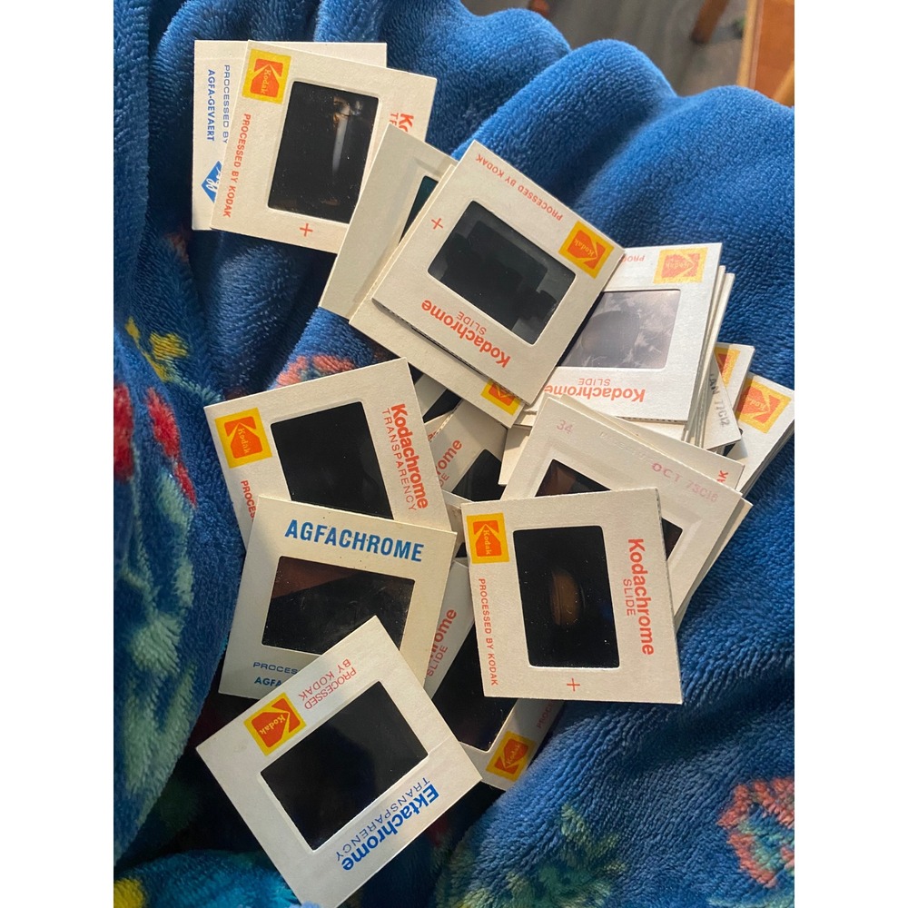Vintage 1970s Photo Slides Misc Holiday Pottery Lot of 28